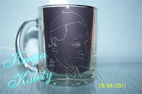 Piaskowane kubki 250, 300, 400, 500 ml.