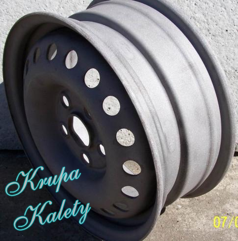 Felga wypiaskowana.