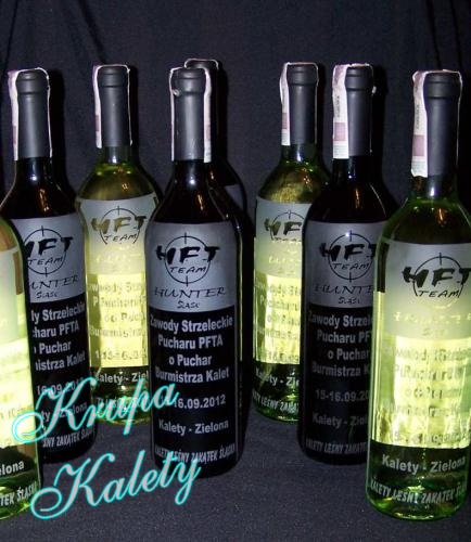 Butelki piaskowany grawer