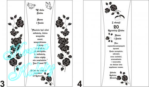 Projekty przykładowe na wazon  Alf.