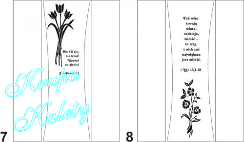 Projekty przykładowe na wazon  Alf.