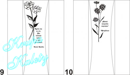 Projekty przykładowe na wazon  Alf.