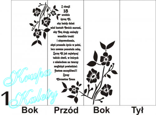 Przykładowy projekt na wazon kwadrat