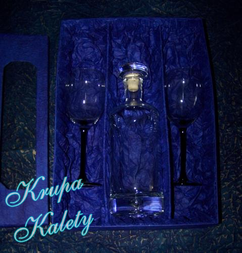 Karafka+kieliszki+ekstra pudełko