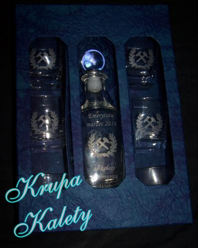 Karafka+szklanki+ekstra pudełko