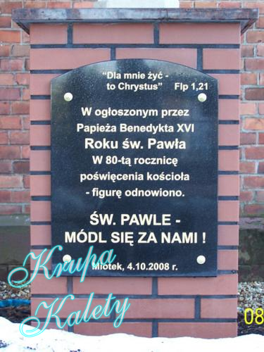 Tablica Pamiątkowa. Kliknij zobacz inne.