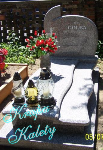 Nagrobek brąz królewski.